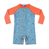 Aqua Blu Kids Long Sleeve Sun Suit AB2405BO - Bowline