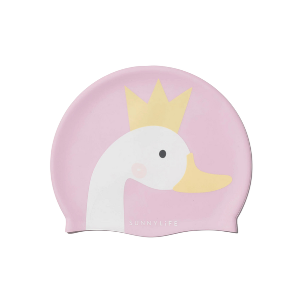 Sunnylife Kids Swimming Cap Princess Swan Multi S41SCSWN