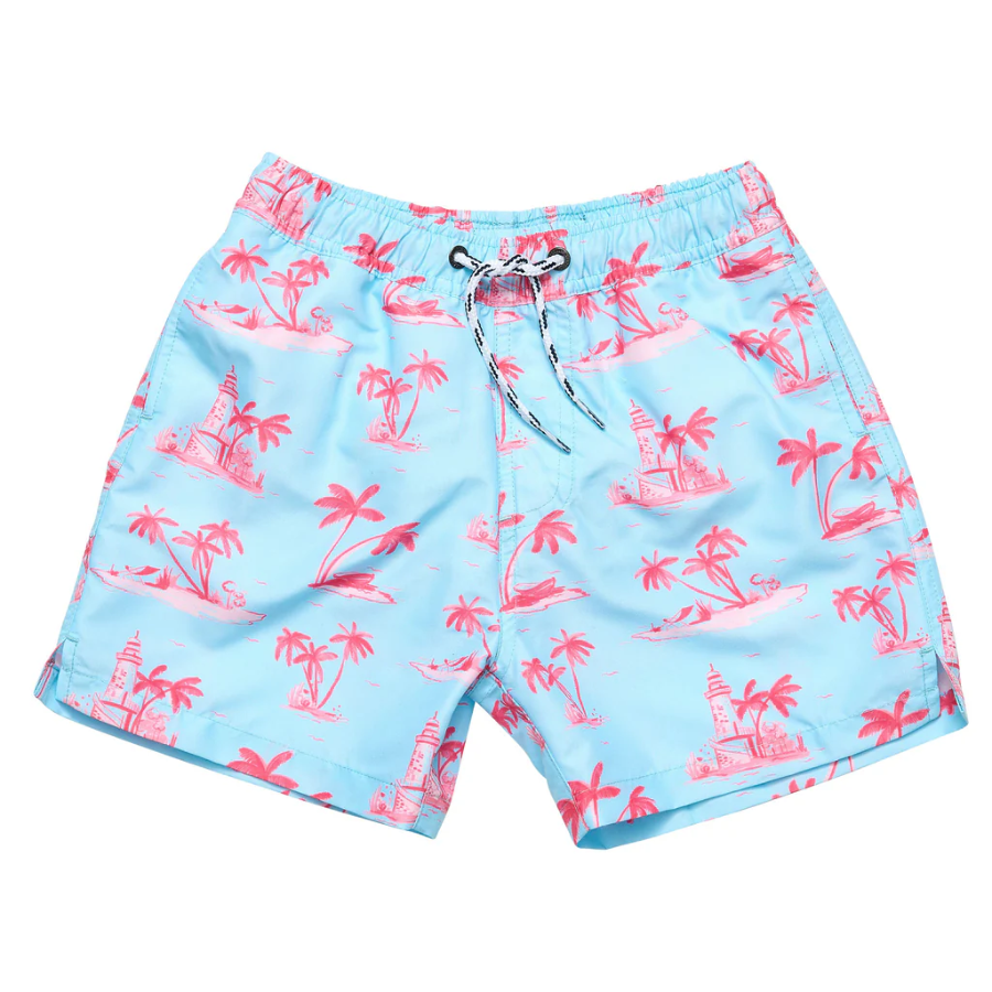 Snapper Rock Sustainable Swim Shorts B90131 - Lighthouse Island