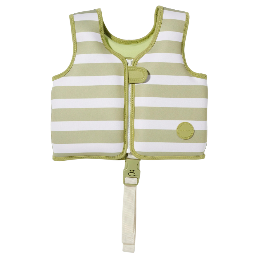 Sunnylife Kids Swim Vest 2-3 Into The Wild Khaki S41VVWD2