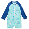 Snapper Rock Float Your Boat Long Sleeve Sunsuit B70834L - Blue