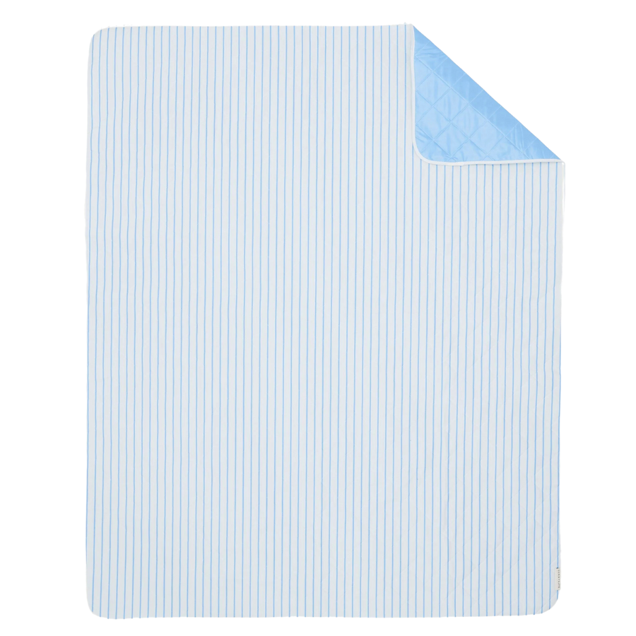 Sunnylife Beach And Picnic Blanket Le Weekend Mid Blue-Cream S41PBCRE
