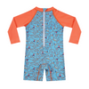 Aqua Blu Kids Long Sleeve Sun Suit AB2405BO - Bowline