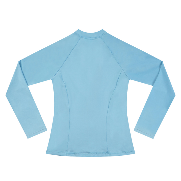 Aqua Blu Pre-Teens Long Sleeve Rash Vest AG24084SS - Stepping Stones Blue