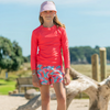 Snapper Rock Watermelon Sustainable Long Sleeve Rash Top G20078L - Red