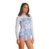 Aqua Blu Lyla Rash Guard A24111WI - Willow
