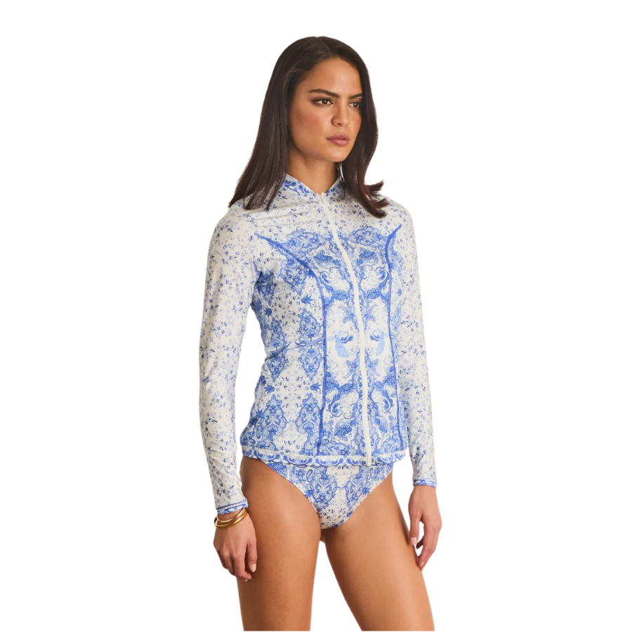 Aqua Blu Lyla Rash Guard A24111WI - Willow
