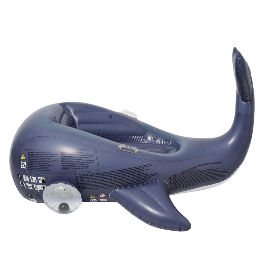 Sunnylife Luxe Ride-On Float Moby Dick Navy S41LRBLU