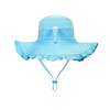 Aqua Blu Junior Sun Hat AG24058SS - Stepping Stones Blue