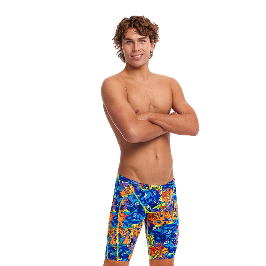 Funky Trunks Mens Training Jammers FTS003M - Mixed Mess