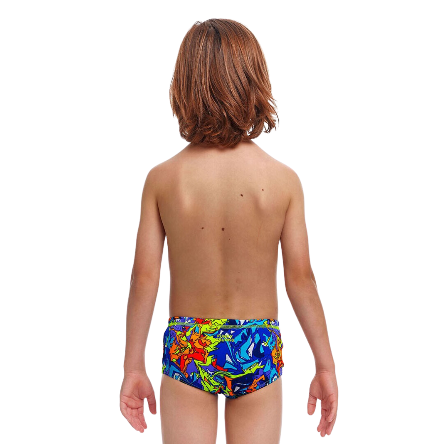 Funky Trunks Toddler Boys Printed Trunks FTS002B - Mixed Mess