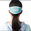 AQA Orca Soft & Sammy Dry Special Silicon Mask & Snorkel Set KZ-9001- White/ Crystal Blue