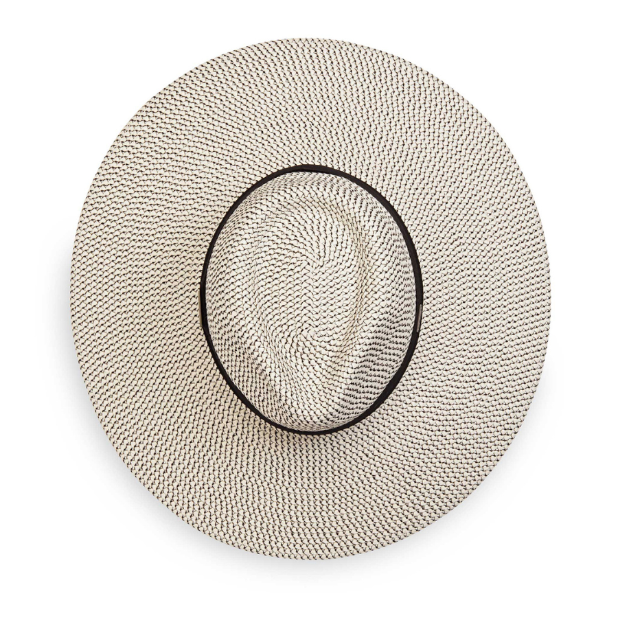 Wallaroo Hats Kerrigan Women Sun Hat KERRM - Ivory/ Black