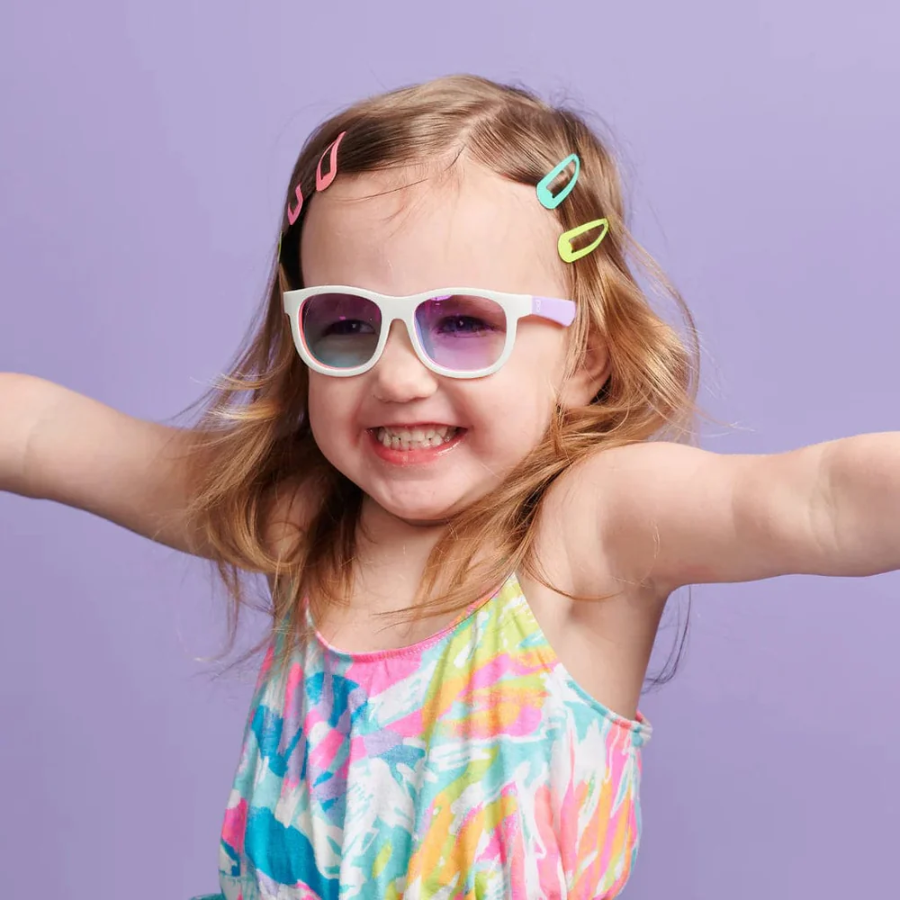 Babiators Original Navigators Color Block Sunglasses 3-5 Yr O-NAV-012M - Iridescent Orchid