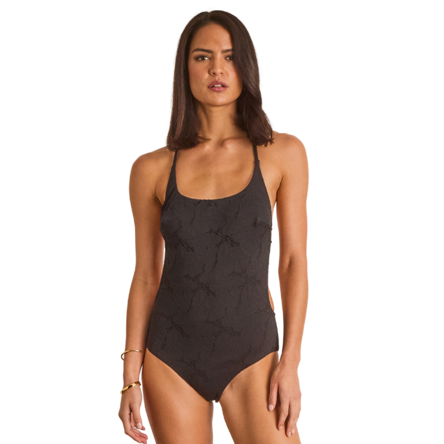 Aqua Blu Isabella One Piece A24020SP - Sparrow Black