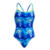 Funkita Womens Diamond Back One Piece FKS033L - Dive In