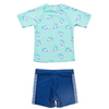 Snapper Rock Float Your Boat Short Sleeve Baby Set B50013 - Blue