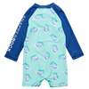 Snapper Rock Float Your Boat Long Sleeve Sunsuit B70834L - Blue