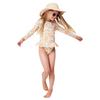 Snapper Rock Hawaiian Luau Sustainable Long Sleeve Surf Suit G60037L