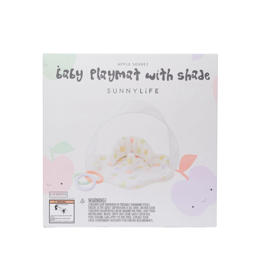 Sunnylife Baby Playmat With Shade Apple Sorbet S41PMSAJ
