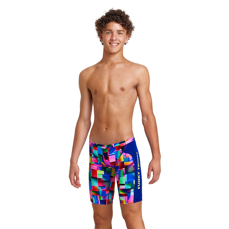 Funky Trunks Boys Training Jammers FT37B - Patch Panels