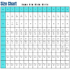 Aqua Blu Girls Swimwear Size Chart