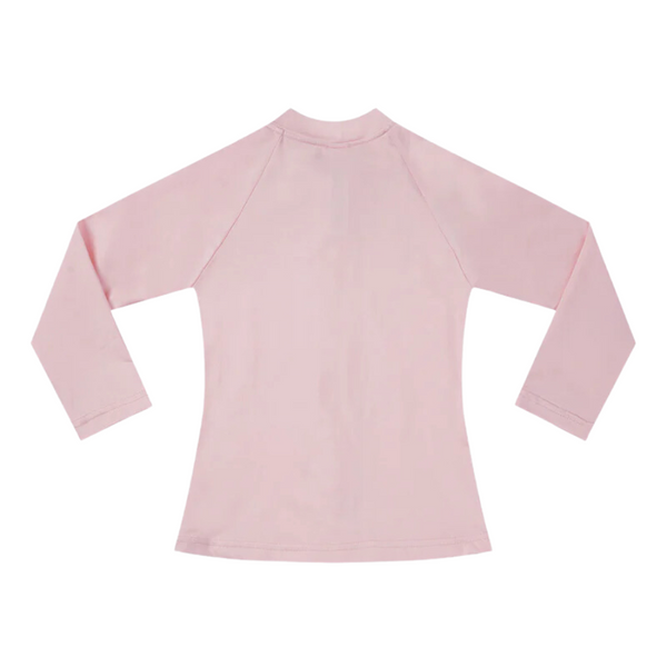 Aqua Blu Long Sleeve Rash Vest AG24020SS - Pink
