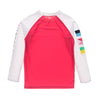 Snapper Rock Maritime Fliers Long Sleeves Rash Top B20075L - Red