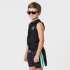 Snapper Rock Retro Stripe Volley Board Short B90098 - Black