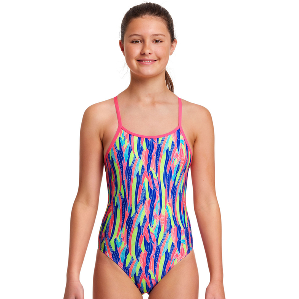 Funkita Girls Diamond Back One Piece FKS033G - Wing Tips