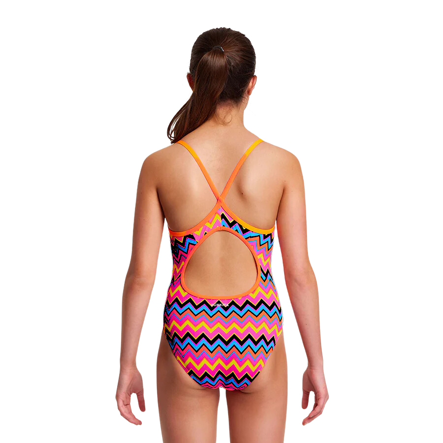 Funkita Girls Diamond Back One Piece FS11G - Ziggy Pop