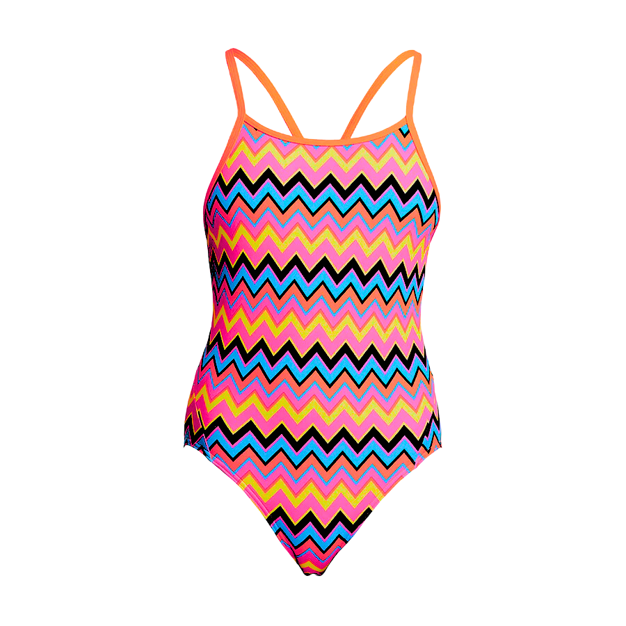 Funkita Girls Diamond Back One Piece FS11G - Ziggy Pop