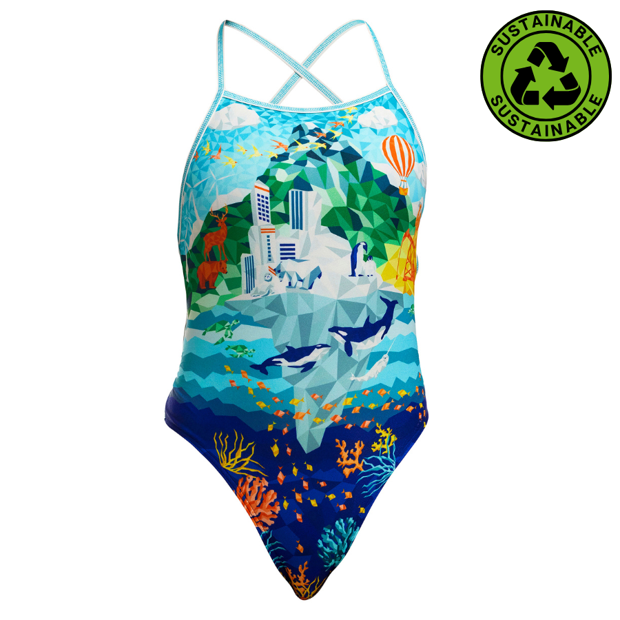 Funkita Girls Strapped In One Piece FKS034G - Wildermess