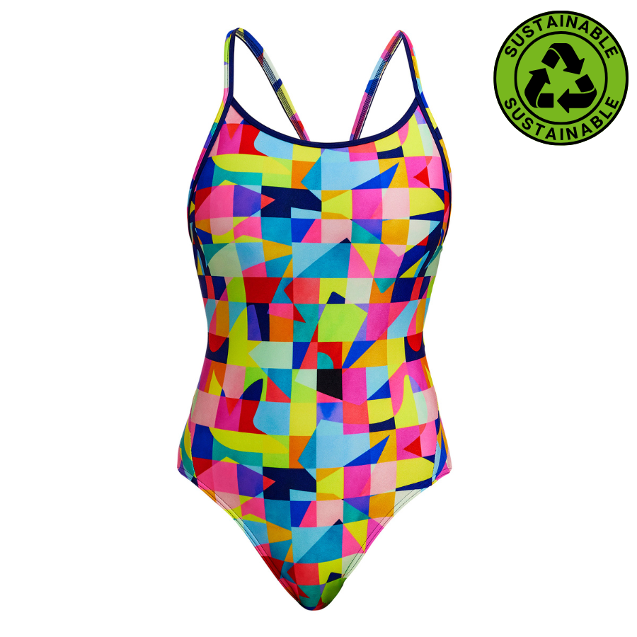 Funkita Womens Diamond Back One Piece FKS033L - On The Grid