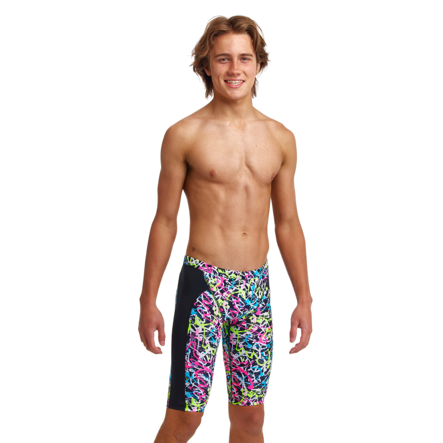 Funky Trunks Boys Training Jammers FT37B - Messed Up