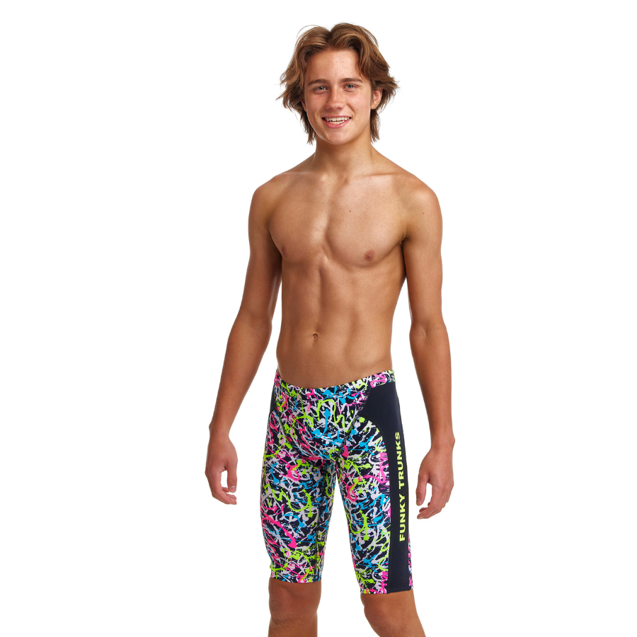 Funky Trunks Boys Training Jammers FT37B - Messed Up