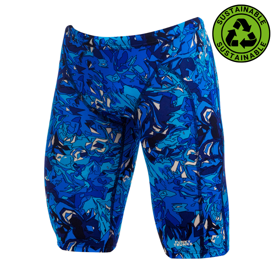 Funky Trunks Boys Training Jammers FTS003B - True Bluey