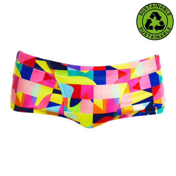 Funky Trunks Mens Classic Trunks FTS001M - On The Grid