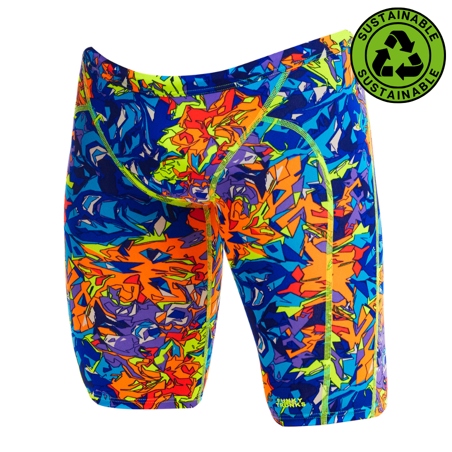 Funky Trunks Mens Training Jammers FTS003M - Mixed Mess