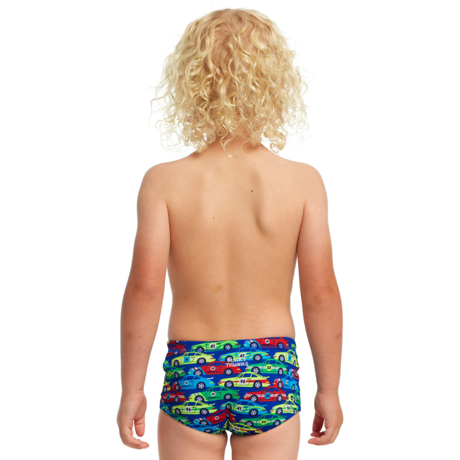 Funky Trunks Toddler Boys Printed Trunks FT32T - Car Stacker