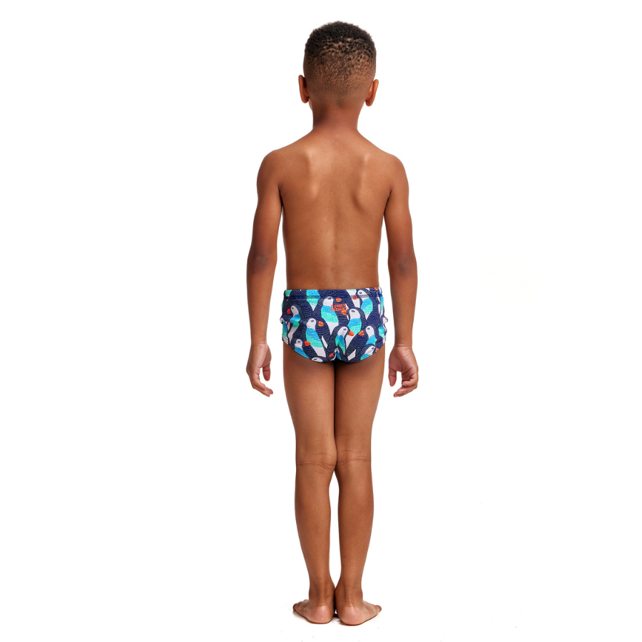 Funky Trunks Toddler Boys Printed Trunks FT32T- Pengoo Parade