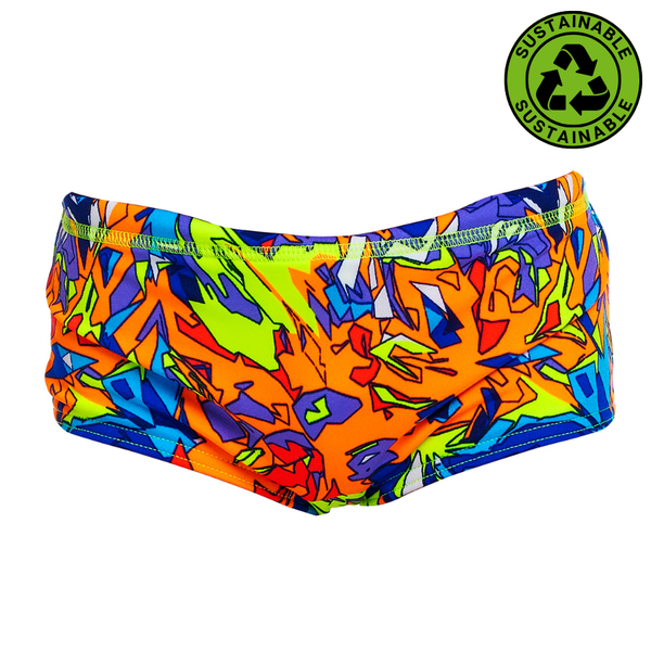 Funky Trunks Toddler Boys Printed Trunks FTS002B - Mixed Mess