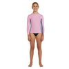 O'Neill Girls Classic UV Long Sleeve Rash Vest RG3346GA2PIN - Pink/Mist