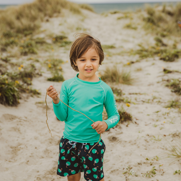 Snapper Rock Long Sleeve Rash Top B20082L - Grassy Green