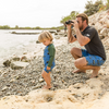 Snapper Rock Surf Safari Long Sleeve Sunsuit B70827L - Blue