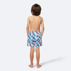 Tom & Teddy Puffin Boys Swim Shorts PUFBR-J - Blue/ Red