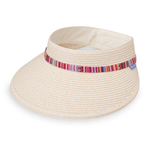 Wallaroo Hats Sedona Visor Womens Hat SEDVIS - Natural