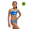 Funkita Girls Sustainable Racerback Two Piece FKS035G - Dive In