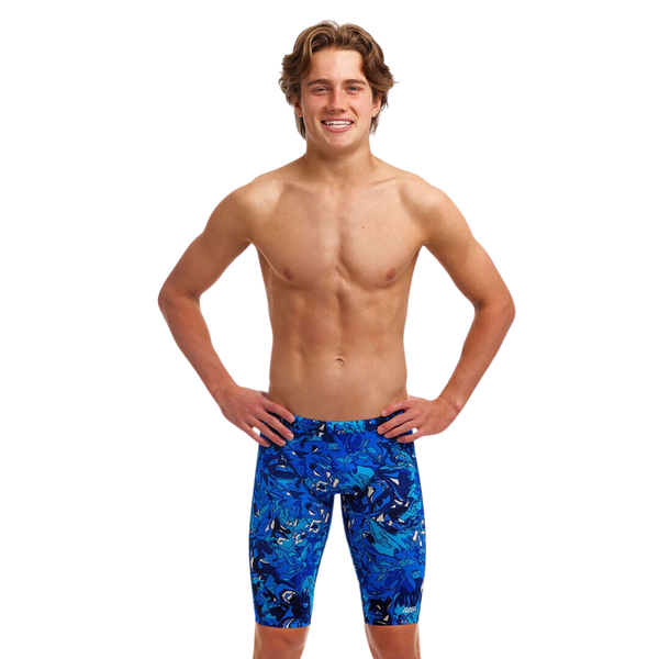 Funky Trunks Boys Training Jammers FTS003B - True Bluey