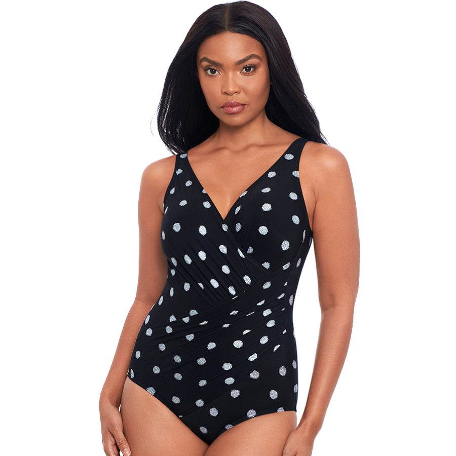 Miraclesuit Oceanus One Piece 6537288 Pizzelles Black Ocean Paradise 3802